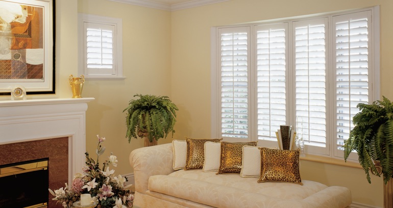 Raleigh living room shutters